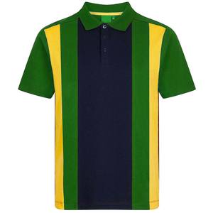 เสื้อโปโลสำหรับผู้ชายเสื้อกอล์ฟลายกราฟิกปักโลโก้ผ้าฝ้าย100% - Product Image 5