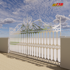 Puertas de hierro forjado hechas en Vietnam con un elegante diseño de puerta de acero de pared divisoria elaborado por fabricantes experimentados de Vietnam - Product Image 5