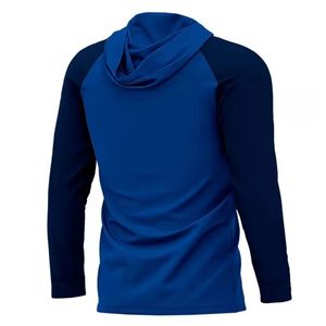 Camiseta de Manga Larga con Capucha, Cuello Redondo, Tejido Ligero y Formal de Alta Calidad, Diseño Personalizable, Transpirable para Hombre - Product Image 4