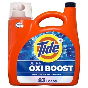 Détergent à lessive liquide Ultra Oxi Boost 117 fl oz, jetable, écologique, éliminant les taches, 83 brassées pour cuisine et salle de bain - Product Image 6