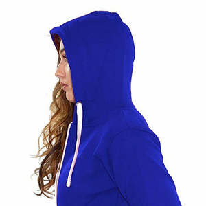 Sweat à capuche zippé de haute qualité pour femmes Manteau d'automne Hiver Plus Loose Fleece Thick Knit Sweatshirt Femme - Product Image 4
