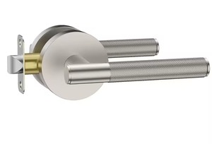 Matte Black Door Handle with Modern Design Durable Pull for Interior Bedroom Office Doors Stylish and Long Lasting Fit - Product Image 4