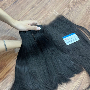 Extensiones de cabello humano virgen Remy vietnamita 100% más vendidos, trama ondulada Natural con estilo de onda suave, precio de fábrica - Product Image 6