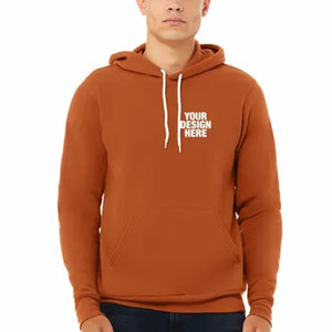 Sudadera con capucha de lana Unisex Bella Canvas, Sudadera con capucha con logotipo de impresión personalizada bordada con etiqueta privada de ajuste Regular - Product Image 4