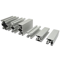 Profils en aluminium de la série 6000 à assemblage modulaire avec rainures en T, services de découpe et de soudage