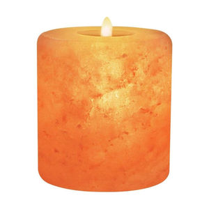 Hand Carved Himalayan <b>Pink</b> Salt Crystal <b>Candle</b> Holder Durable Custom Size Natural Crafts for Home Decor and Wellness Ambience - Product Image 4