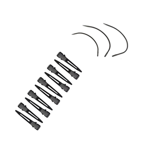 Kit de Herramientas para Extensiones de Cabello de Acero Inoxidable, Color Personalizado, Extensiones de Cabello Cosidas a Mano, Aguja para Coser, Pinzas para Cabello, Tijeras y Alicates - Product Image 4