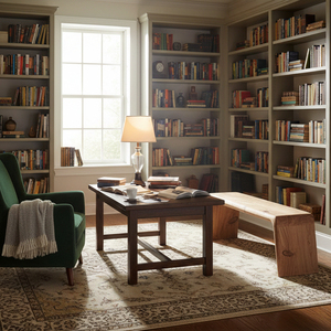 Banc élégant en bois de monkey pod suar massif, design commercial pour hôtel, salle à manger, design monobloc sans joint, grain de bois naturel, haute fonctionnalité - Product Image 5