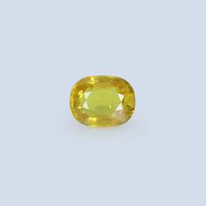 Zafiro Amarillo Natural de 4 Quilates, Corte Oval Facetado, con Gemas de Peridoto, Alejandrita, Topacio, Aguamarina, Topacio Azul y Turmalina - Product Image 1