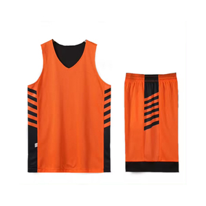 Custom Digital Print Breathable 100% Polyester Basketball Jersey Set Gradient Color Sleeveless <b>Tank</b> Top Elastic Waist Shorts - Product Image 4