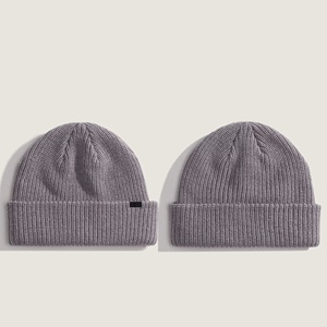 2026 Wholesale Custom Logo Unisex High Quality Plain Blank Dyed Solid Color Winter <b>Hat</b> <b>Cap</b> Acrylic Knitted Cuffed Beanie - Product Image 6