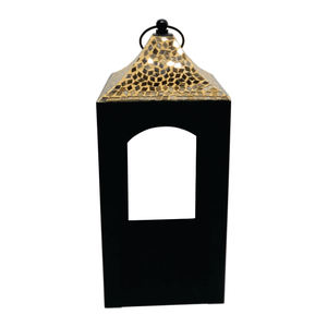 Modern Iron Lantern Silver Colour With <b>Mirror</b> <b>Mosaic</b> American Style Candle Lantern for Home Decoration Handmade - Product Image 4