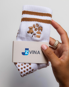 Custom Cotton Pilates <b>Socks</b> Manufacturer OEM ODM Custom Logo Embroidered Ruffle Non Slip Yoga Grip <b>Socks</b> Wholesale Bulk Supplier - Product Image 6