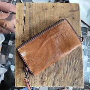 Nueva Cartera de piel de vaca Popular, bolso de mano de moda occidental para mujer, Cartera de piel de vaca de tamaño personalizado - Product Image 2