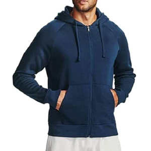 Sudadera con Capucha y Cremallera de Algodón Premium para Hombre, Suave, Cómoda, Informal, Estilo Urbano, para Uso en Exteriores - Product Image 3