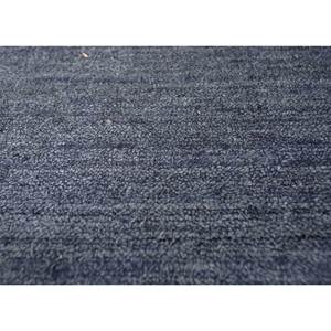 Alfombra de Seda Anudada a Mano Gulmarg Azul, Diseño Rectangular con Parches de Color Sólido, Decoración para Habitaciones y Autos, para Uso en el Hogar y el Pasillo - Modelo SKPS-222 - Product Image 3