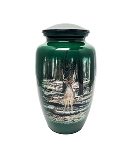 Deer in Woods Aluminum Urns for Human Ashes Adult Female & Male Cremation Urns for <b>Mom</b> and Dad Funeral Urn Custom Size - Product Image 3