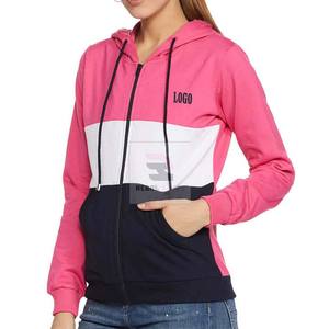 Sudadera con cremallera personalizada Yoga Gym Sudaderas con capucha para mujer - Product Image 3
