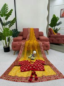 Elegante Sari de seda satinada Vintage para mujer, textura suave para fiestas de invierno, bodas, festivales - Product Image 4