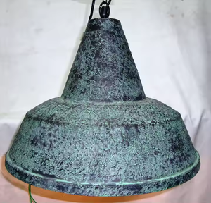 Azora Industries Lampes industrielles suspendues en acier inoxydable de qualité supérieure finition or argent certifiées pour la décoration intérieure - Product Image 6