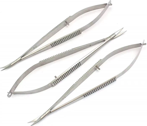 Tijeras de resorte profesionales Tijeras de pestañas con logotipo personalizado altamente afilado y color por Life Care Instruments - Product Image 1