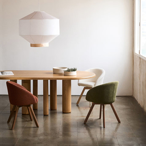 Mesa de comedor rectangular moderna para exteriores, el mejor material de madera maciza de teca para muebles de jardín de restaurantes y hoteles-Rossie - Product Image 2