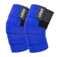 Bandages de Compression Sportifs Personnalisables pour Genoux, Résistants à l'Eau, pour Musculation et Haltérophilie