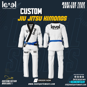 2025 sport porte uniforme karaté Gi costumes en gros Arts Kimono uniforme Jiu Jitsu Gi Bjj Premium qualité hommes costume uniformes - Product Image 6