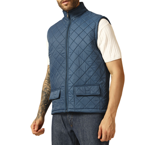 Men's Custom Logo Breathable Puffer Vest - High-Quality Solid Sleeveless Regular Size Puffer Vest Warm Casual Men Gilet Vest - Product Image 3