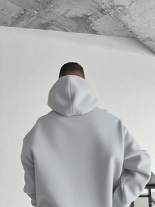 Vêtements pour hommes, sweat à capuche surdimensionné personnalisé avec logo imprimé, tissu en molleton épais 460-650 g/m², sweat à capuche décontracté en coton molletonné - Product Image 2