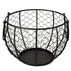 Panier à œufs en métal à bords incurvés avec un design multifonctionnel écologique, rangement élégant et lisse pour les œufs frais à prix de gros - Product Image 6