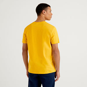 เสื้อยืดฟิตเนสแขนสั้นสำหรับผู้ชายเสื้อยืด100% ฟิตเนสสไตล์ใหม่ทรงโอเวอร์ไซส์ทำจากผ้าฝ้ายปากีสถาน - Product Image 2