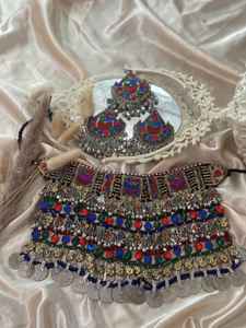 Service OEM conçoit à la main en acier inoxydable de haute qualité vintage afghan ensembles collier boucle d'oreille pour femmes pour mariage - Product Image 4