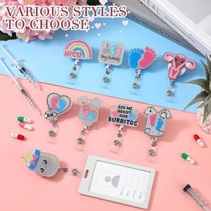 <span class=keywords><strong>Cordon</strong></span> rétractable chaud LPN RN CNA RT, Badge pour étudiant en soins infirmiers, bobine avec pince crocodile pour médecin <span class=keywords><strong>infirmière</strong></span>, accessoires support de vie - Product Image 6