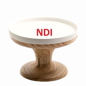 Soporte de exhibición de pastel niquelado de calidad superior para suministros de hoteles y restaurantes decoración de fiesta de boda soporte de pastel de Metal - Product Image 6