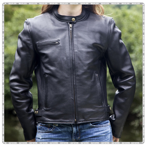 Chaqueta de moto de cuero para hombre aprobada por CE | Chaqueta de motociclista para todas las estaciones | Chaqueta de montar de cuero duradera - Product Image 3