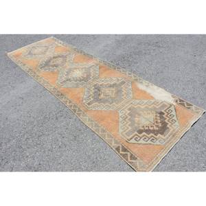 พรมขนสัตว์สีเบจสีส้ม11.1ft สไตล์วินเทจขนาด3.3 x ทรงสี่เหลี่ยมผืนผ้าพื้นที่ขนาดใหญ่ของห้องโถงยางหญ้าทะเลสำหรับตกแต่งห้อง - Product Image 2