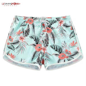 Shorts de Playa para Mujer de Cintura Alta y Transpirables con Cintura Elástica, Silueta Relajada, Talla y Color Personalizables - Product Image 1