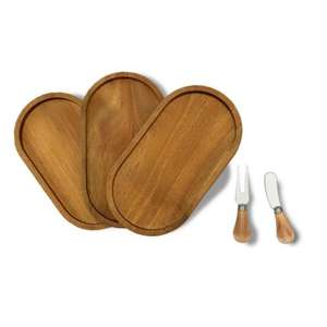 Bandeja de Madera de Estilo Vintage para Decoración de Interiores Clásica que Agrega Encanto y Carácter de Estilo Antiguo - Product Image 3