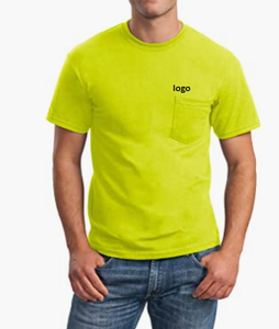 T-shirt adulte Ultra coton avec poche 100% coton, livraison rapide quantité minimale de commande, vente en gros - Product Image 6