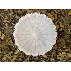 Bol à fleurs en marbre de 16 pouces (40 cm) Article décoratif - Product Image 2