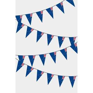 New Zealand Triangular Flag Garland Party <b>Banners</b> Collection - Product Image 1