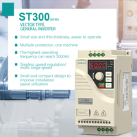 Variador de Frecuencia Compacto Trifásico de 220V 380V 0.75kw, Inversor VFD para Sistema de Control de Motores Industriales