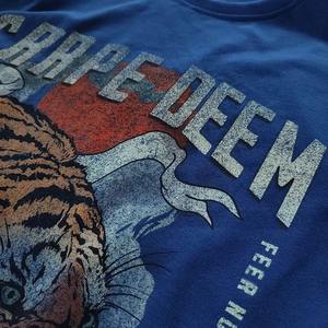 Venta al por mayor 100% algodón Anime impreso cuello redondo Camiseta personalizar impresión Logo camiseta personalizada impresión camiseta - Product Image 6