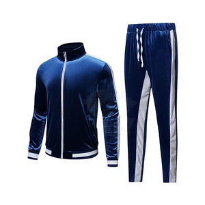 Wears World OEM Wholesale <b>Men's</b> High Quality Training <b>Velvet</b> Tracksuit 100% Cotton Winter Breathable & Waterproof Long Sleeves - Product Image 1