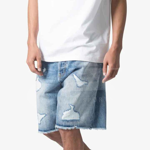 Pantalones Cortos para Hombre y Mujer, Vaqueros Rasgados, Ajustados, Transpirables, de Color - Product Image 2