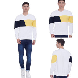 Pull en polaire pour homme, 100% coton, thermique, poids lourd, col rond, sweat-shirt pour homme - Product Image 6