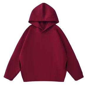 OEM personnalisé en gros fermeture éclair Streetwear fermeture éclair poids lourd motif solide coupe régulière conception simple pull hommes sweats à capuche - Product Image 6