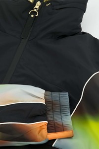 Chaqueta cortavientos por sublimación para hombre, con estampado de flores, transpirable, con cremallera, nailon, ligera, para verano - Product Image 3