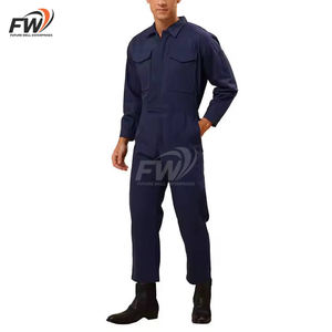 Overol Reflectante de Fábrica para Hombre, Ropa de Trabajo de Algodón, Overol de Construcción e Ingeniería, Uniforme de Alta Visibilidad de una Pieza - Product Image 2